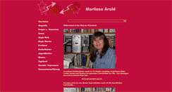 Desktop Screenshot of marliese-arold.de