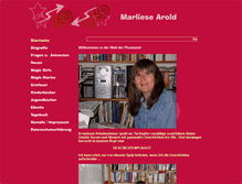 Tablet Screenshot of marliese-arold.de